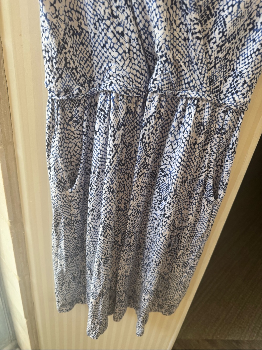 Tart Collections Blue and White Printed Summer Dress